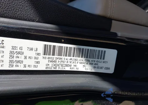 2014 Dodge Durango Citadel from USA, damaged, VIN 1C4SDHET6EC286540